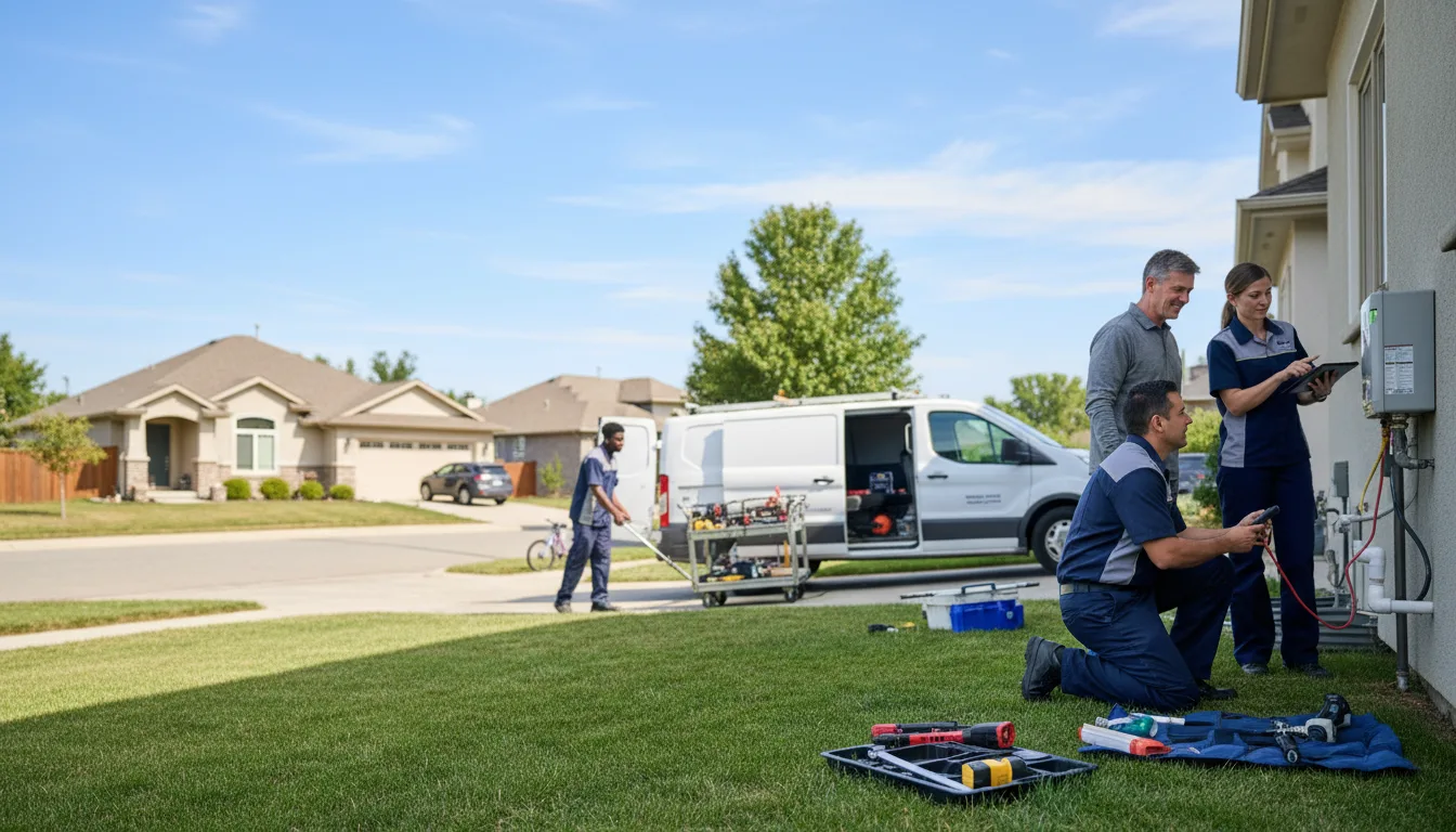 Tankless water heater service in Poughkeepsie, AR